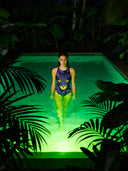 Damski strój kąpielowy treningowy PINUP 509PF - Glow