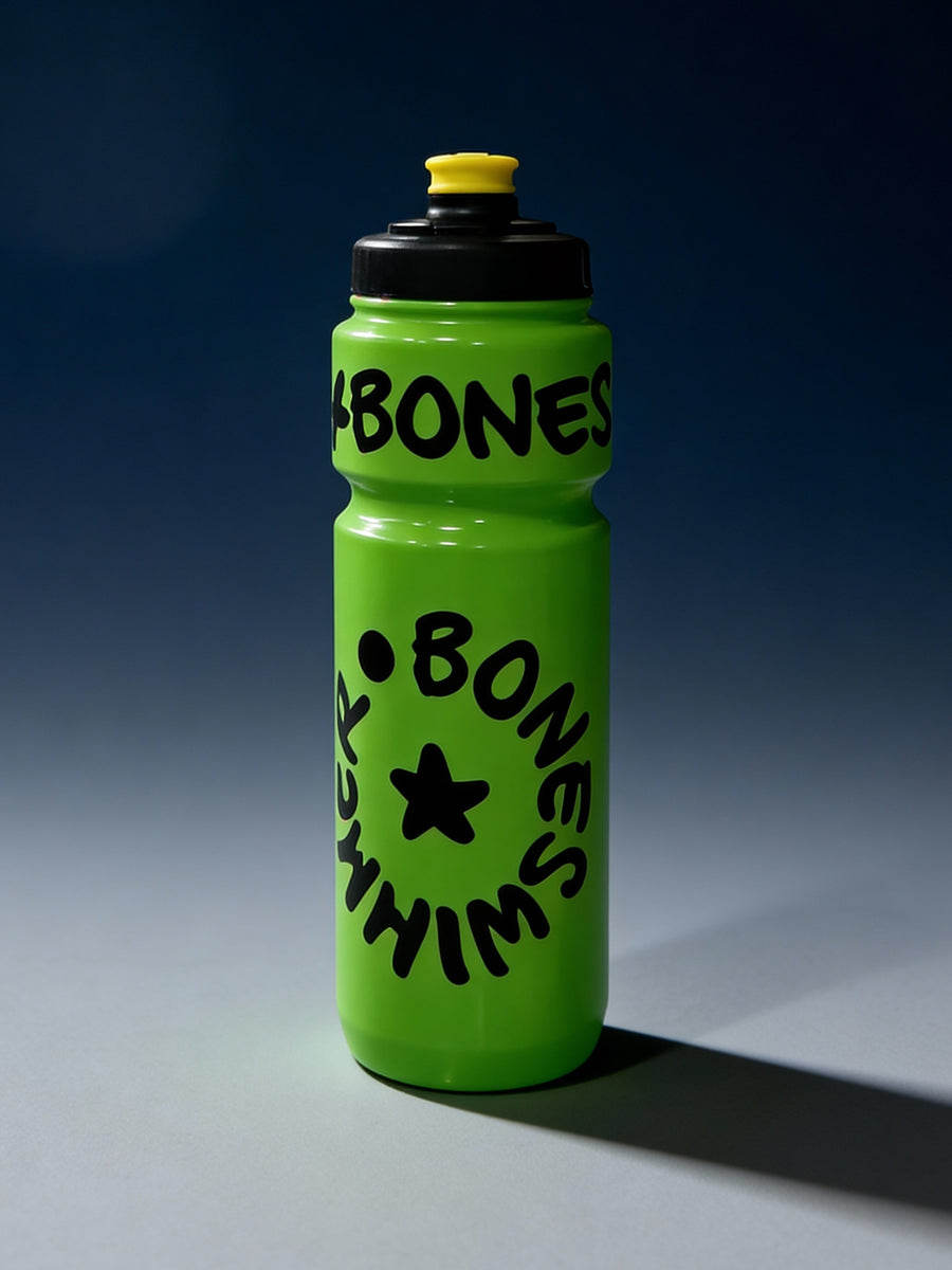 Bidon sportowy 750 ml — BONESWIMMER Zielony, czarne logo