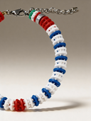 Bracciale Corsia Victory 604 Marina + Verde vista 3 — portachiavi, BONESWIMMER Made in Italy