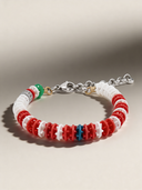 Bracciale Corsia Victory 607 Rosso Dominante vista 3 — portachiavi, BONESWIMMER Made in Italy