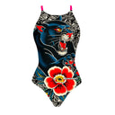 Costume intero donna da allenamento IBIZA 231I - Tattoo, vista tre quarti