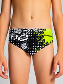 Dziecięce slipy treningowe do pływania H2OTTO 450H - Ale nuda