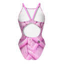 Costume intero donna da allenamento IBIZA 225I - Teschio Lana, vista posteriore