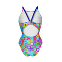Damski kostium treningowy IBIZA 247IF - Pop squares