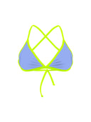 Top bikini donna da mare Tahiti L01TA - Indaco, vista frontale