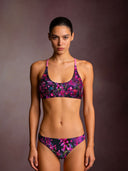 Bikini donna da allenamento Maui 175MF - Black panther, vista frontale