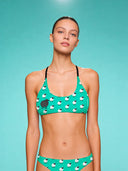 Bikini donna da allenamento Maui 180MF - Pecora nera, vista frontale