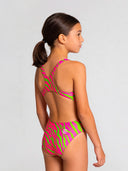 Dziewczęcy kostium treningowy PINUP 564PF - Kwasowe paski