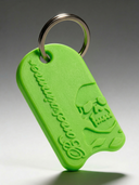 Portachiavi BONESWIMMER 3D - Verde vista 3 — portachiavi, BONESWIMMER Made in Italy