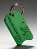 Portachiavi BONESWIMMER 3D - Verde Bottiglia
