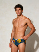 Slip da nuoto uomo da allenamento H2OTTO 452H - Smile
