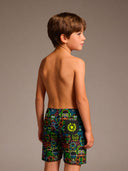 Boxer mare bambino Samoa N029SMF - Skull tribe, dettaglio indossato