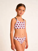 Bikini bambina da mare Waikiki L032WA - Fiore, dettaglio indossato