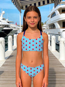 Bikini bambina da mare Waikiki L030WA - Stelle marine, vista frontale