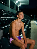Męskie spodenki treningowe ALASKA 002AF - Fiolet