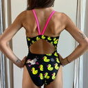 Costume intero donna da allenamento IBIZA 214IF - Ansia, vista posteriore