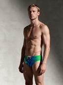 Slip da nuoto uomo da allenamento H2OTTO 404HF - Pinky: vista frontale indossato