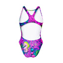 Costume intero bambina da allenamento PINUP 472PF - Charming vista 2 — costume intero da nuoto, BONESWIMMER Made in Italy