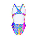 Costume intero bambina da allenamento PINUP 476PF - Roar — costume intero da nuoto, BONESWIMMER Made in Italy