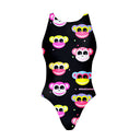 Costume intero bambina da allenamento Pinup 477PF - Scimmiette