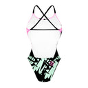 Costume intero donna da mare Alte L023AF - Bad Girl, vista posteriore