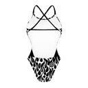 Costume intero donna da mare Alte L032A - Fiamma Bianca, vista posteriore